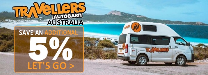 Travellers Autobarn Campervan Rentals in Australia. Save 5%