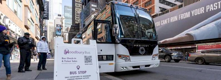 Save 15% Off New York Woodbury Commons Round Trip Bus Shuttle