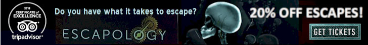 Escapology Austin. Save 20% with Mobile-Friendly Coupon Code