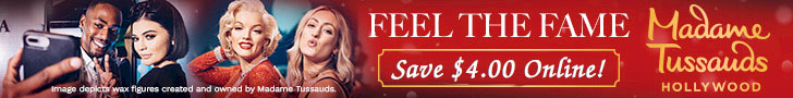 Madame Tussauds Hollywood. Save 50% with Mobile-Friendly Coupon
