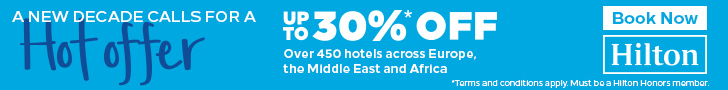 Save up to 20% Off Hilton hotels in the Middle East