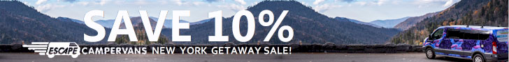 Escape Campervans Discounts. Save an Additional 10% 