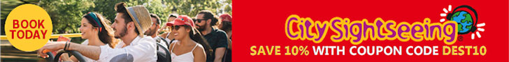 City Sightseeing Hop-On Hop-Off Tours : SAVE 10% WITH VOUCHER CODE DEST10