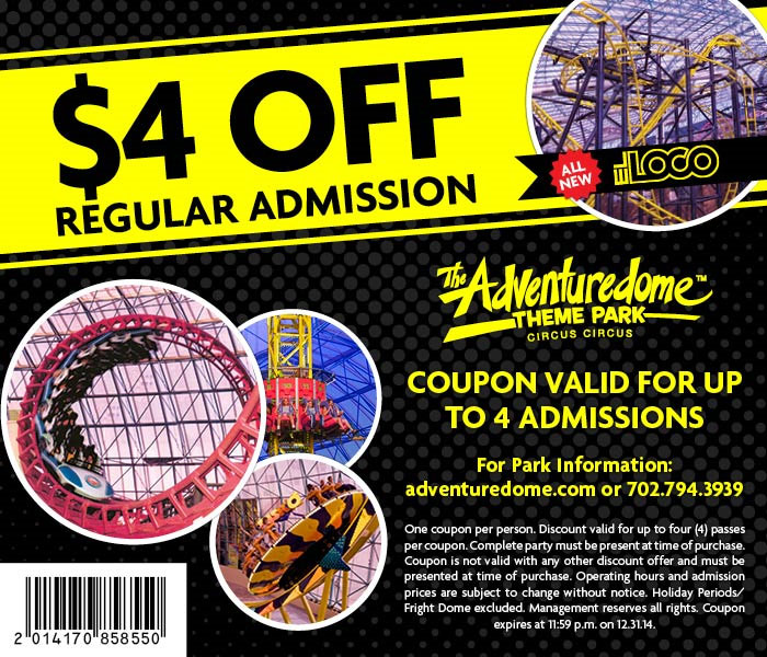 Adventuredome Coupons - Discount Tickets & Discount Codes