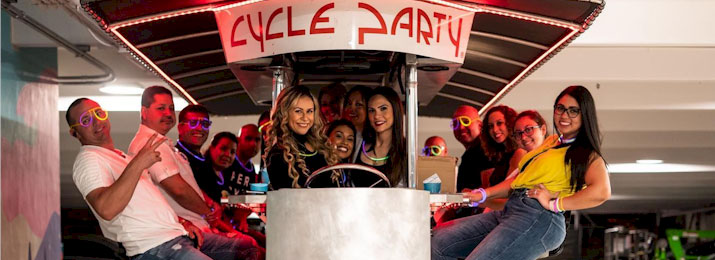 Fort Lauderdale Bar Crawl with Cycle Party. 